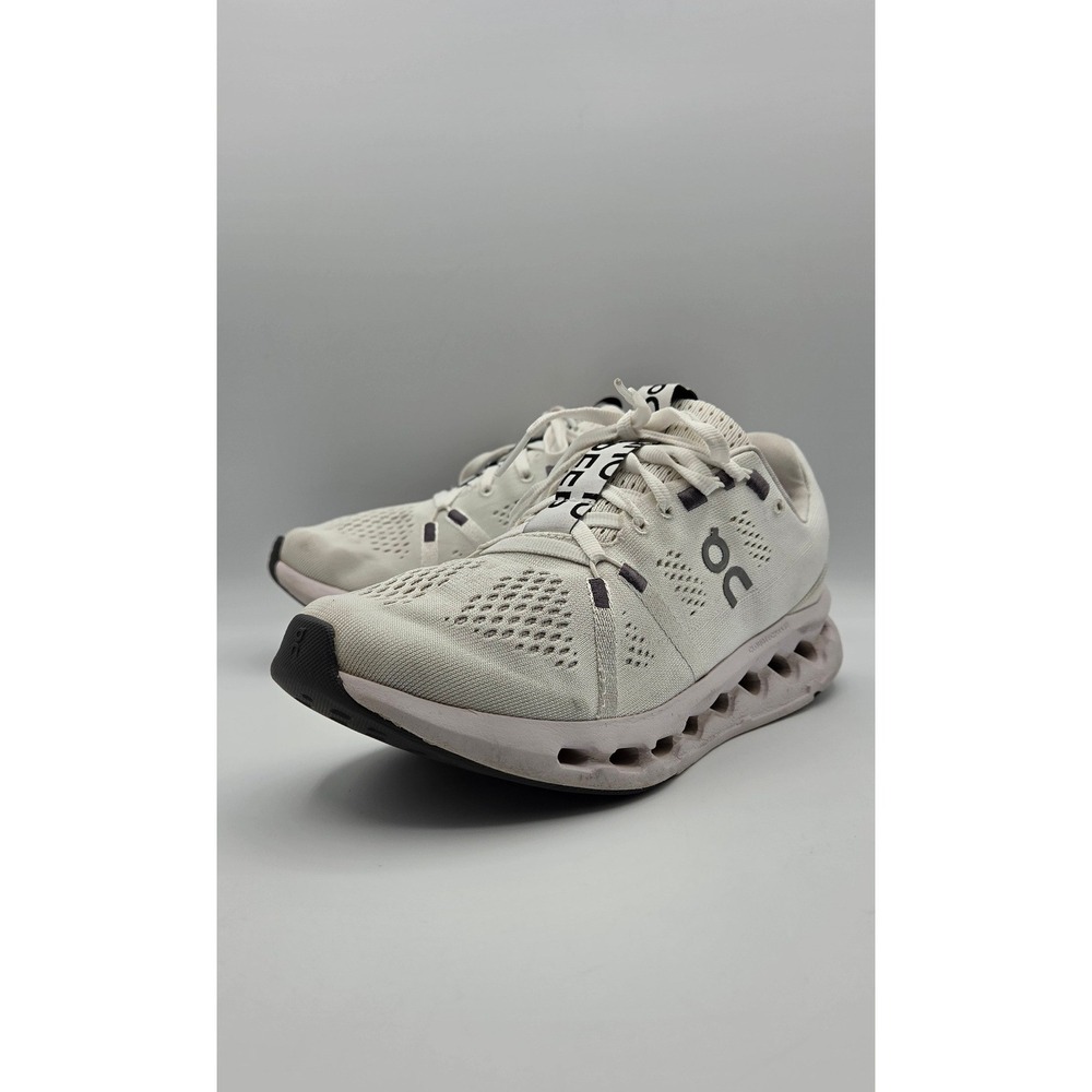 On Cloudsurfer Womens Running Shoes Size 7 White Frost 3WD10440664 CloudTec